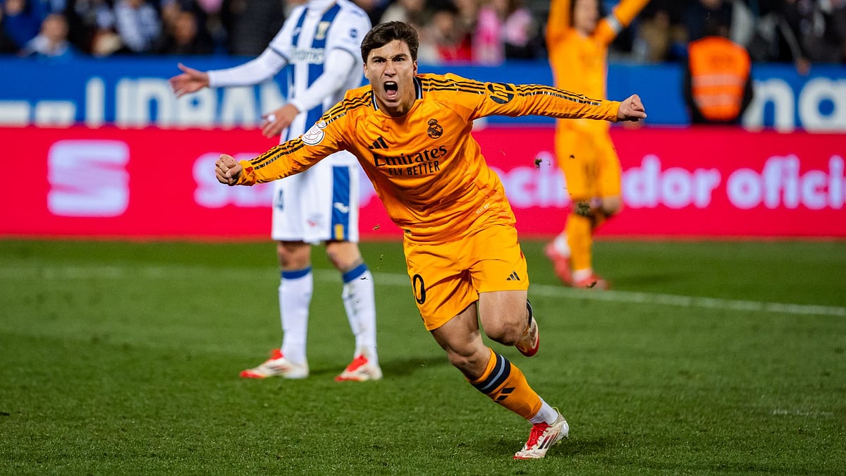 Gonzalo Garcia celebrates his dramatic winner