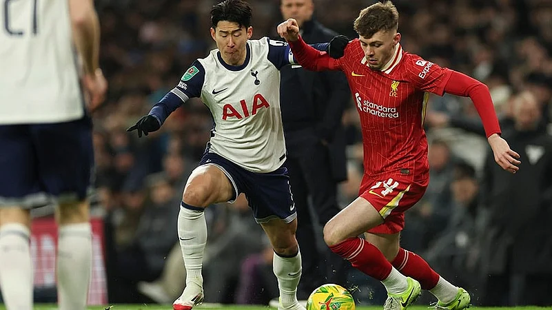 English League Cup Semi Final first leg Tottenham Hotspur vs Liverpool match photos: Son Heung-min