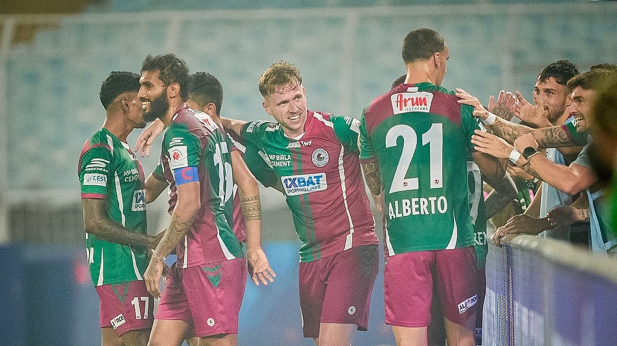 Photo: X | Mohun Bagan Super Giant : Mohun Bagan Super Giant vs Punjab FC, ISL 2024-25.