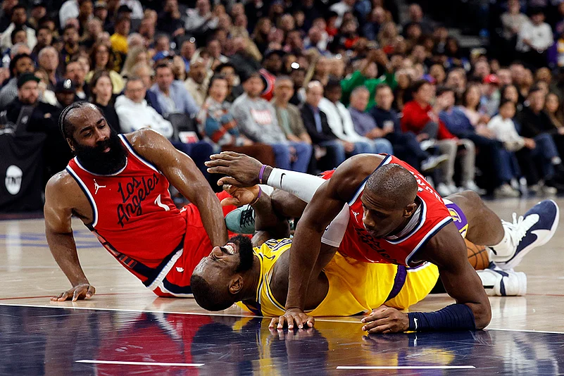 NBA basketball game Los Angeles Lakers vs Los Angeles Clippers: Kris Dunn