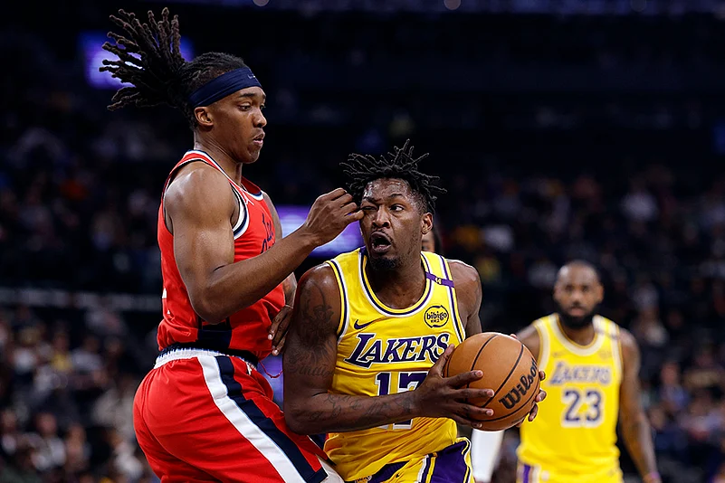 NBA basketball game Los Angeles Lakers vs Los Angeles Clippers: Terance Mann