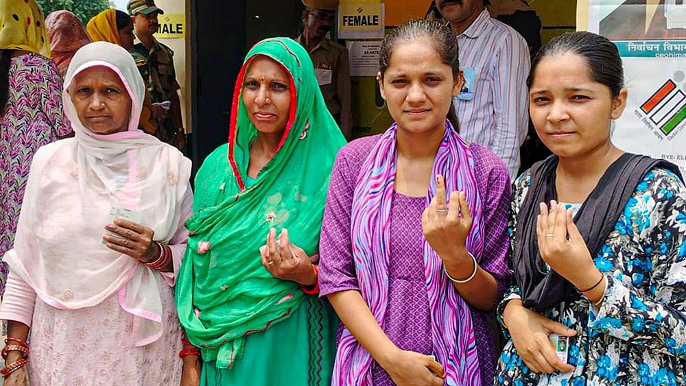 | Photo: PTI : Bypolls In Uttar Pradesh's Milkipur And Tamil Nadu's Erode (East)