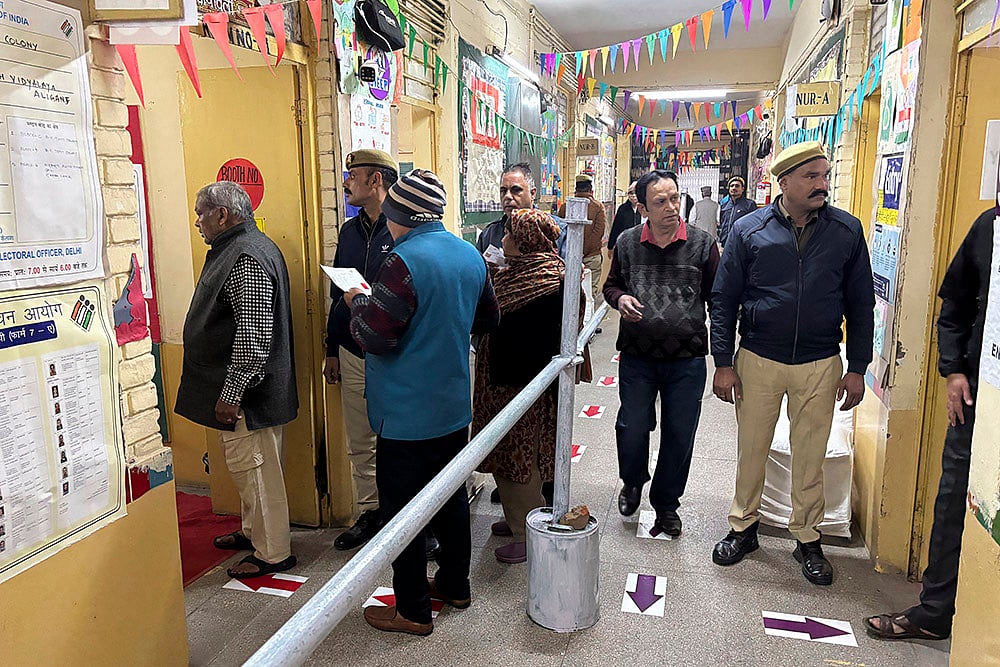 Delhi Assembly election 2025 voting photos: 
