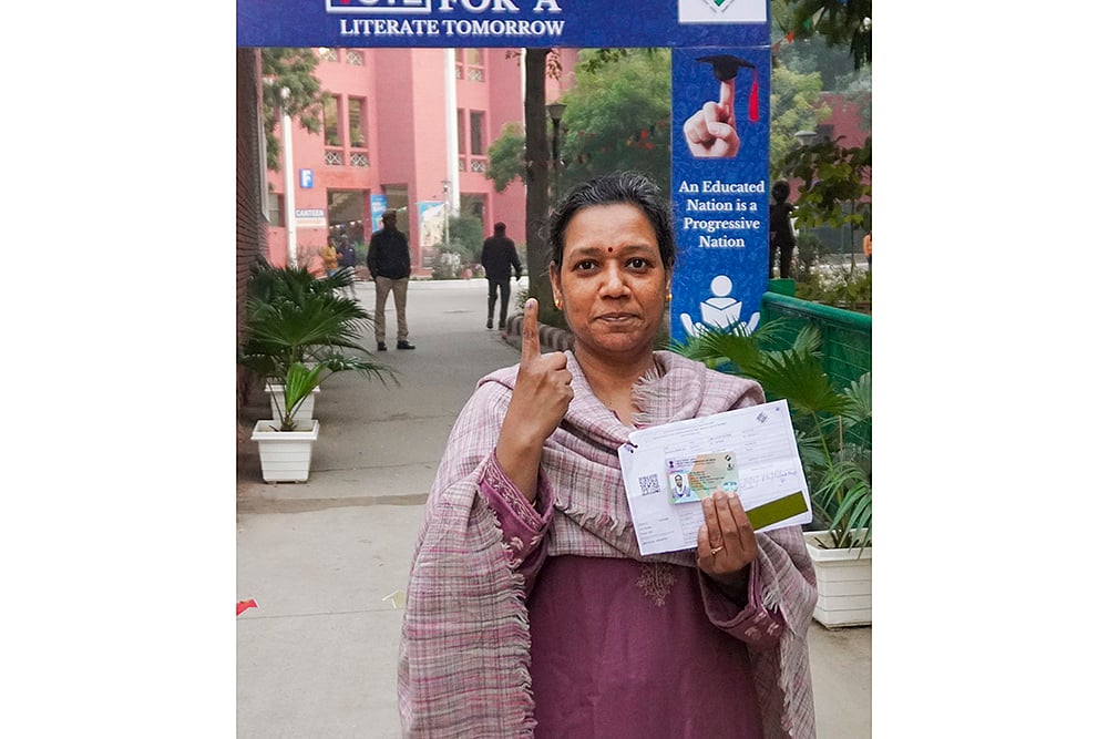 Delhi polls 2025: Chief Electoral Officer of Delhi casts vote