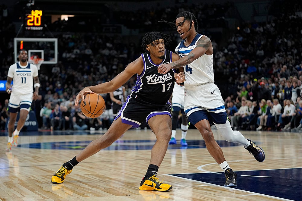 NBA basketball game Sacramento Kings vs Minnesota Timberwolves: Isaac Jones 