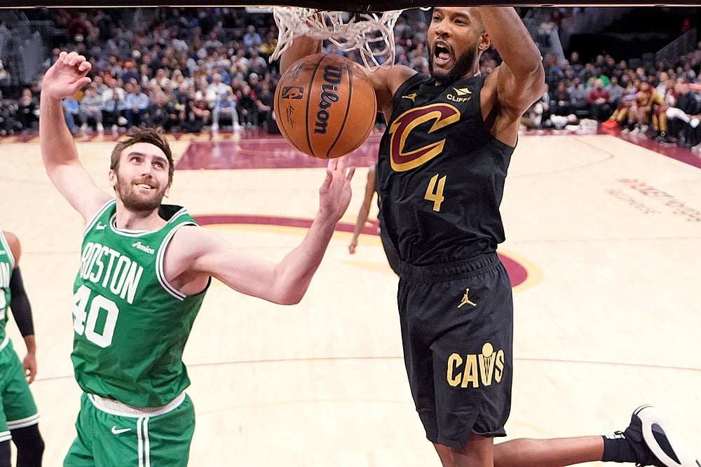 NBA Basketball game Boston Celtics vs Cleveland Cavaliers: Evan Mobley