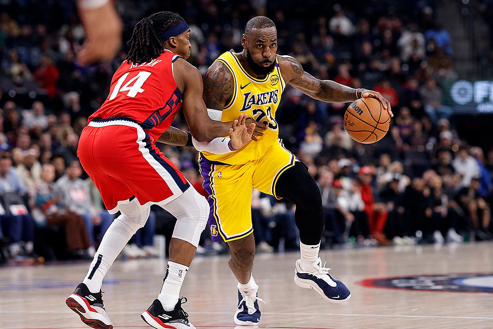 NBA basketball game Los Angeles Lakers vs Los Angeles Clippers: 