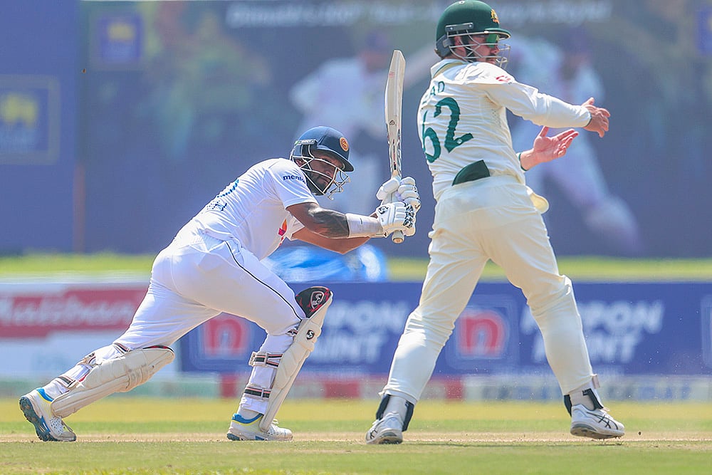 Sri Lanka and Australia cricket SL vs AUS 2nd Test Day 1 in Galle: Dimuth Karunaratne