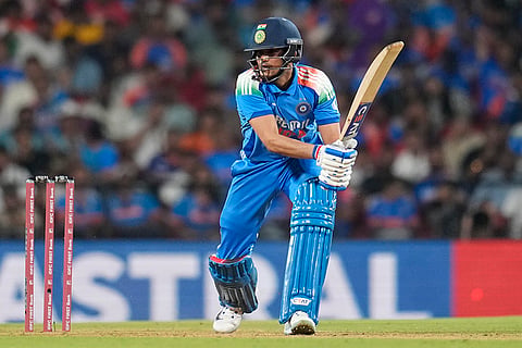 IND Vs ENG 1st ODI: India's Shubman Gill bats