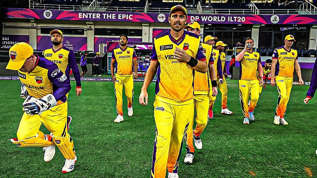 X/Sharjah Warriorz : Sharjah Warriorz in action at the International League T20.