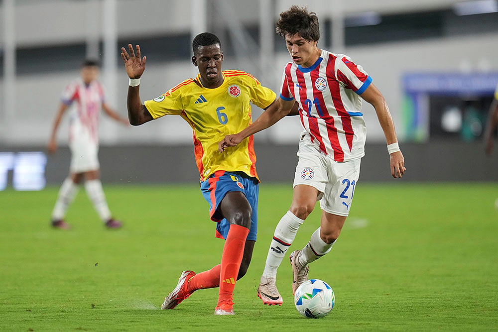 South American U-20 Championship Soccer Match:Paraguay vs Colombia