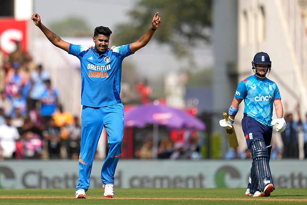 India England Cricket IND Vs ENG 1st ODI photos from Nagpur: Harshit Rana