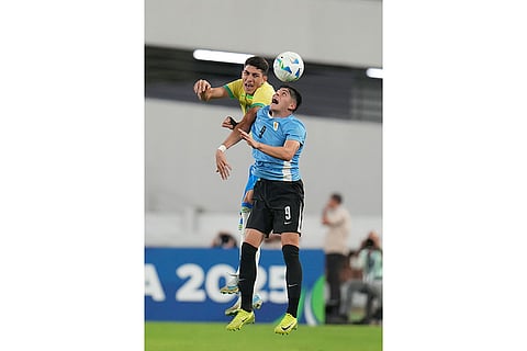 South American U-20 Championship Soccer Match: Uruguay vs Brazil