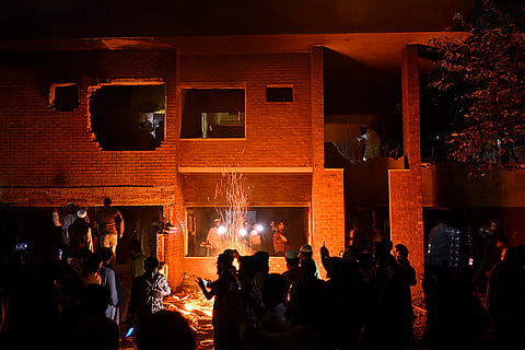 Bangladesh Protest: Mob sets on fire the house of Sheikh Hasina's father