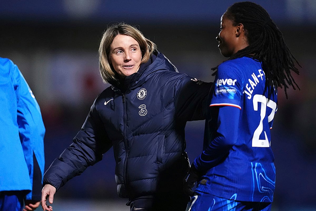 Britain Soccer Women's League Cup Semi-Final Chelsea and West Ham United match: Sonia Bompastor