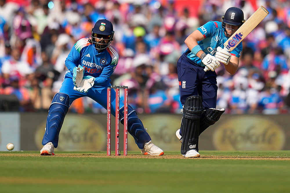 India England Cricket IND Vs ENG 1st ODI photos from Nagpur: Jacob Bethell 
