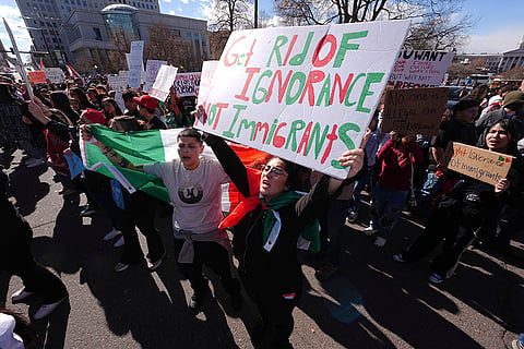 Protest against the Trump administration in Denver
