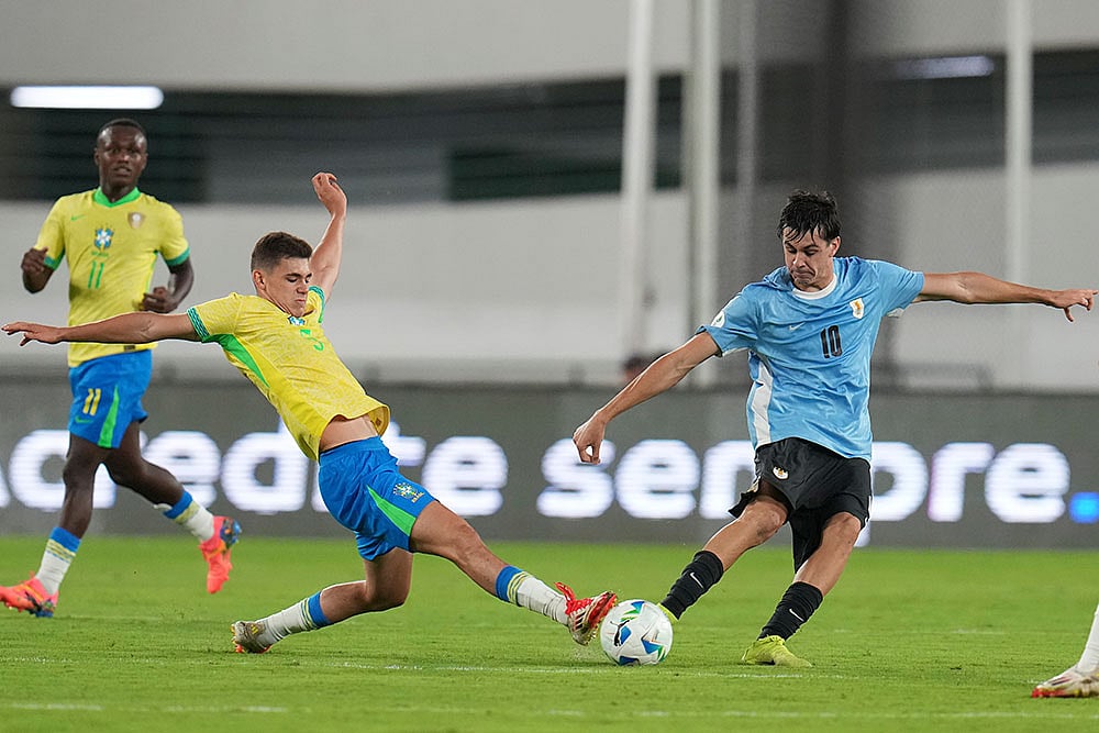 South American U-20 Championship Soccer Match: Uruguay vs Brazil