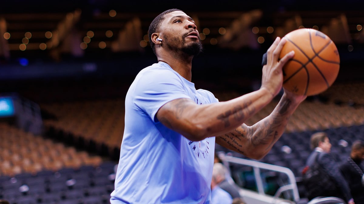 Memphis Grizzlies guard Marcus Smart was one of several notable players to change teams at the NBA's 2024-25 trade deadline. - null