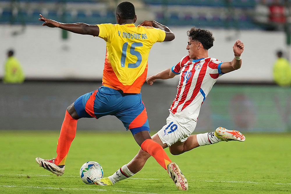 South American U-20 Championship Soccer Match: Colombia vs Paraguay