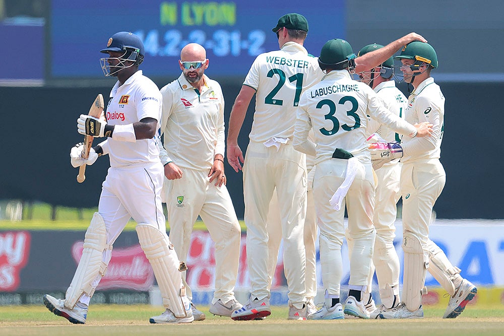 Sri Lanka and Australia cricket SL vs AUS 2nd Test Day 1 in Galle: Nathan Lyon