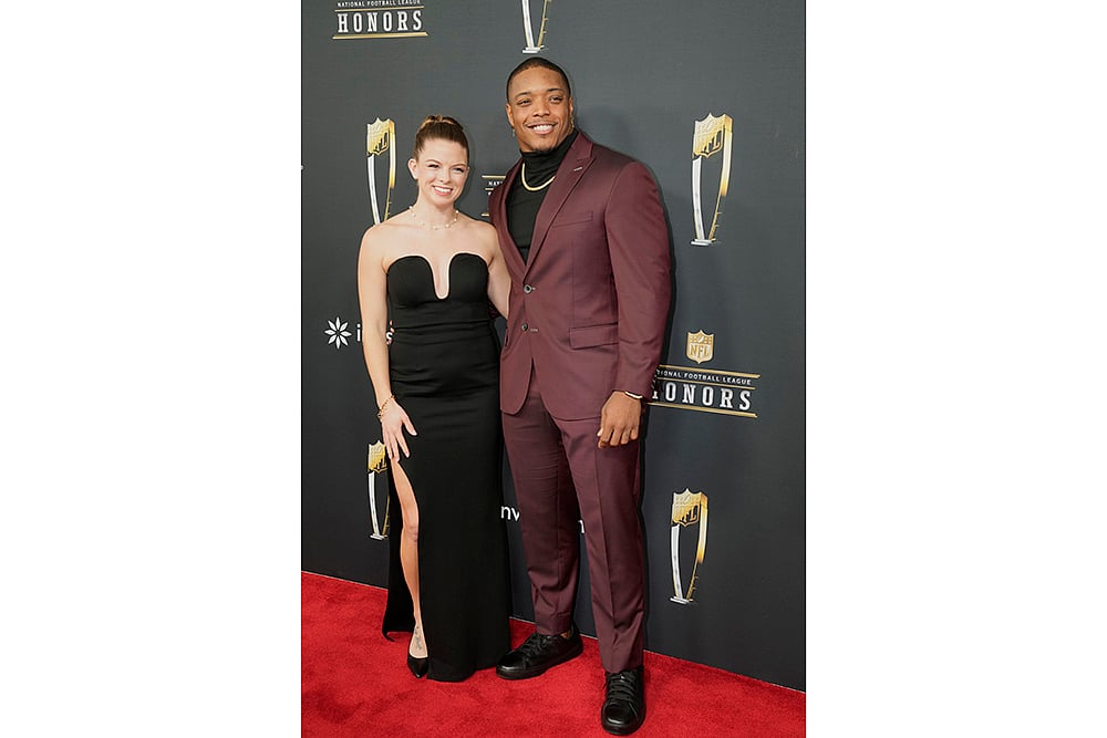 Super Bowl 59 Football NFL Honors award show: C.J. Ham and Stephanie