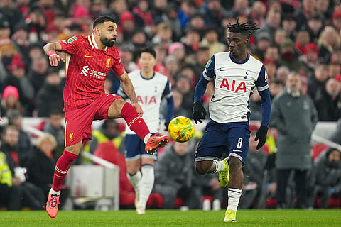 Britain Soccer League Cup: Tottenham Hotspur vs Liverpool