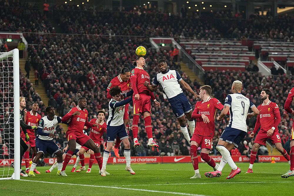 English League Cup Semifinal: Liverpool vs Tottenham Hotspur