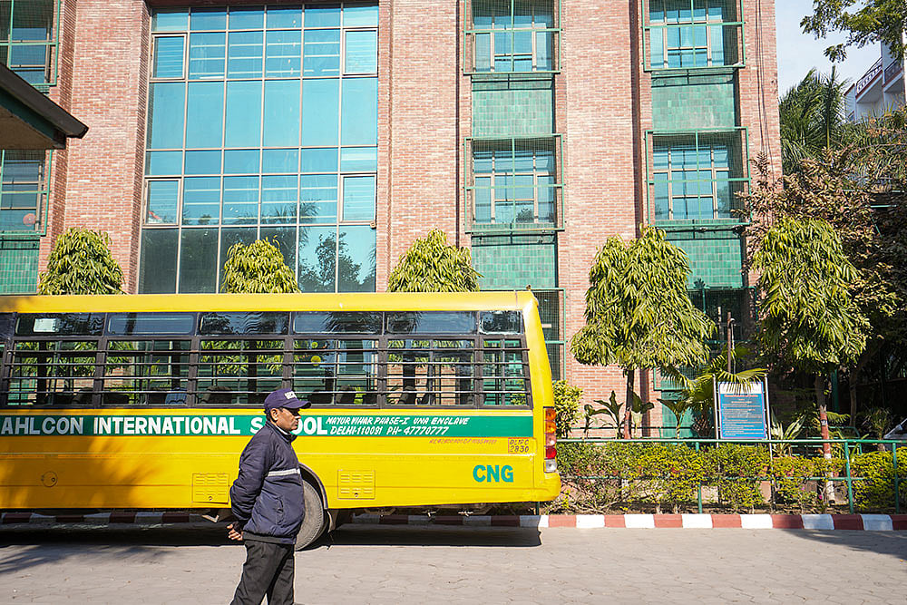 Bomb threat at a Delhi school