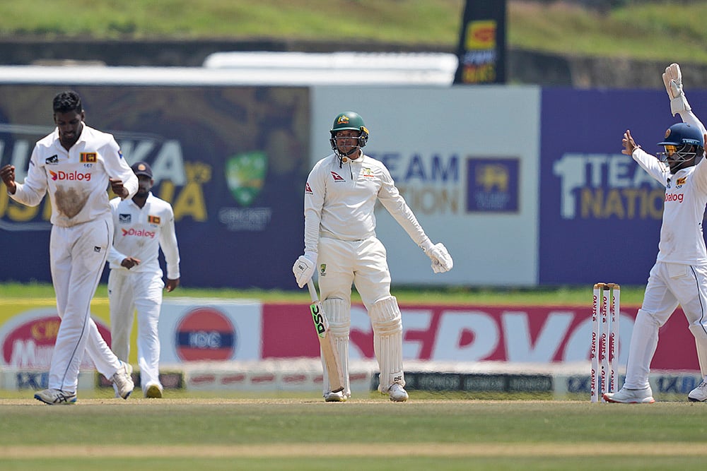 Sri Lanka vs Australia Cricket SL Vs AUS 2nd Test Day 2 photos from Galle: Nishan Peiris
