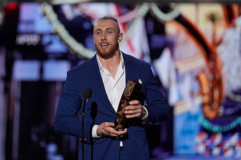 NFL Honors award show: George Kittle Honored with NFL's Salute to Service Award