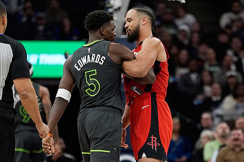 Basketball: Minnesota Timberwolves vs Houston Rockets