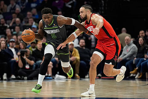 NBA Basketball: Minnesota Timberwolves vs Houston Rockets