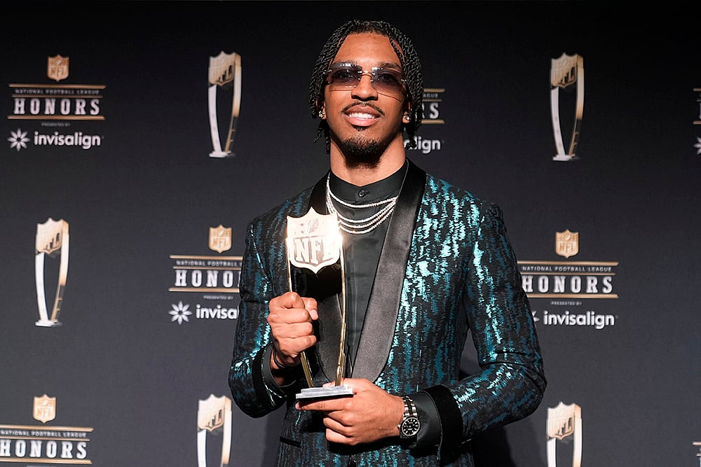 Super Bowl 59 Football NFL Honors award show: Jayden Daniels