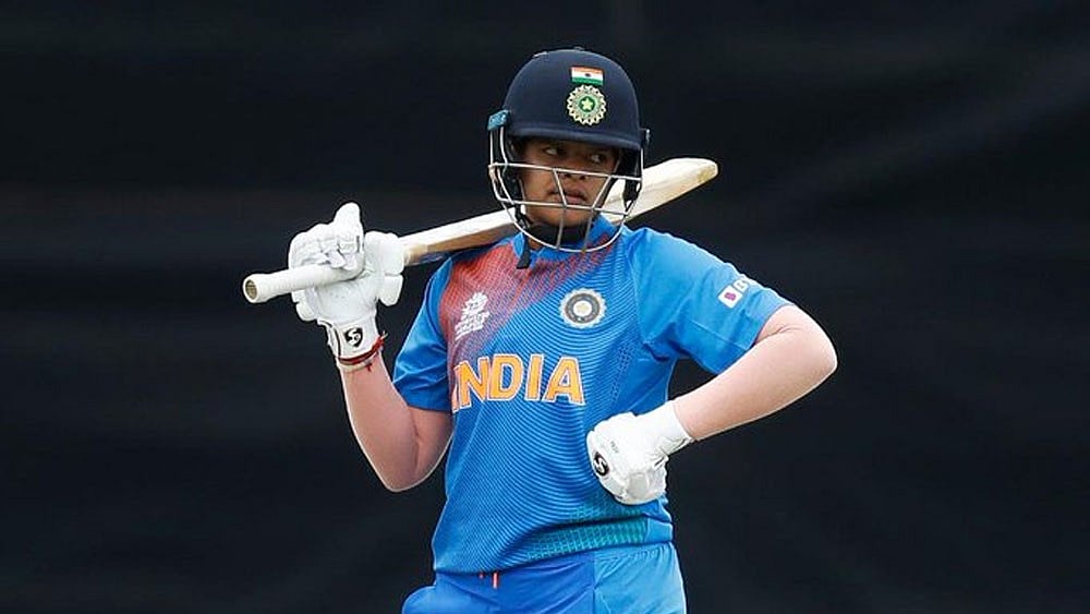File Photo : Shafali Verma in action. 