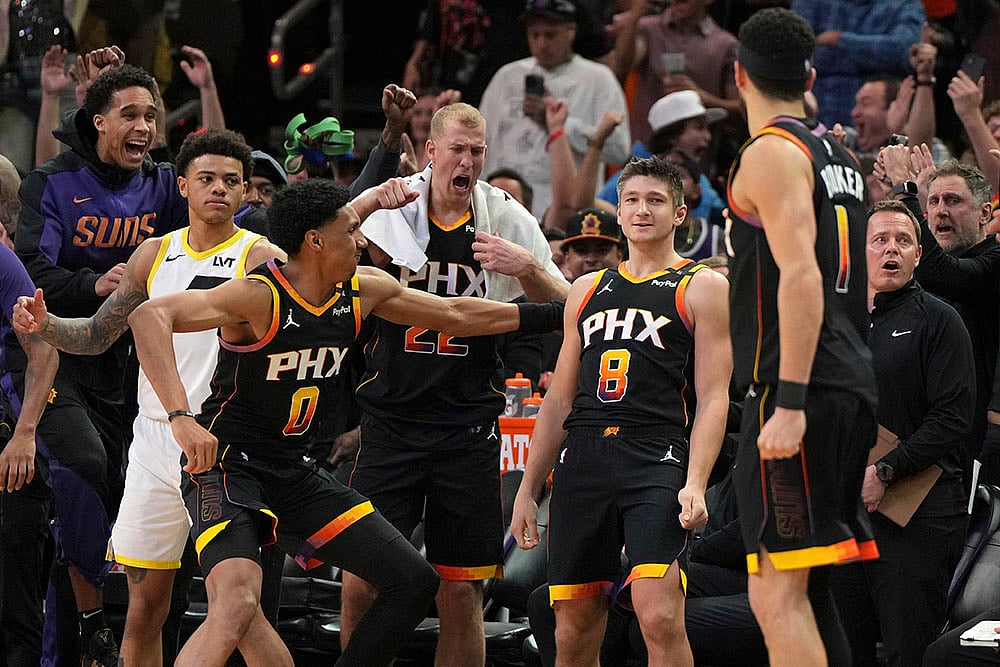 NBA Basketball game Utah Jazz vs Phoenix Suns: Grayson Allen