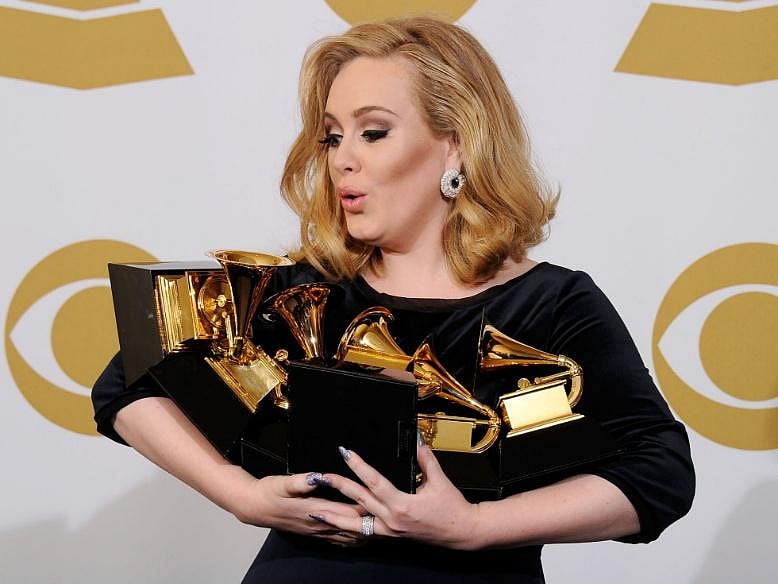 Adele received 6 Grammy awards for 21
