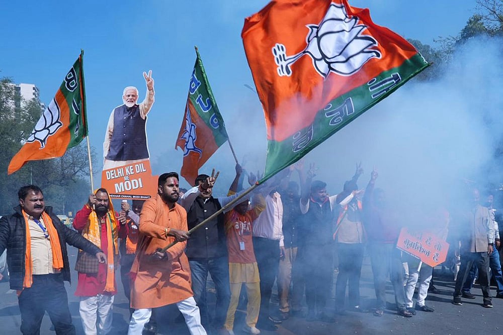 Delhi Assembly Elections Delhi Polls 2025: BJP celebrations in Delhi
