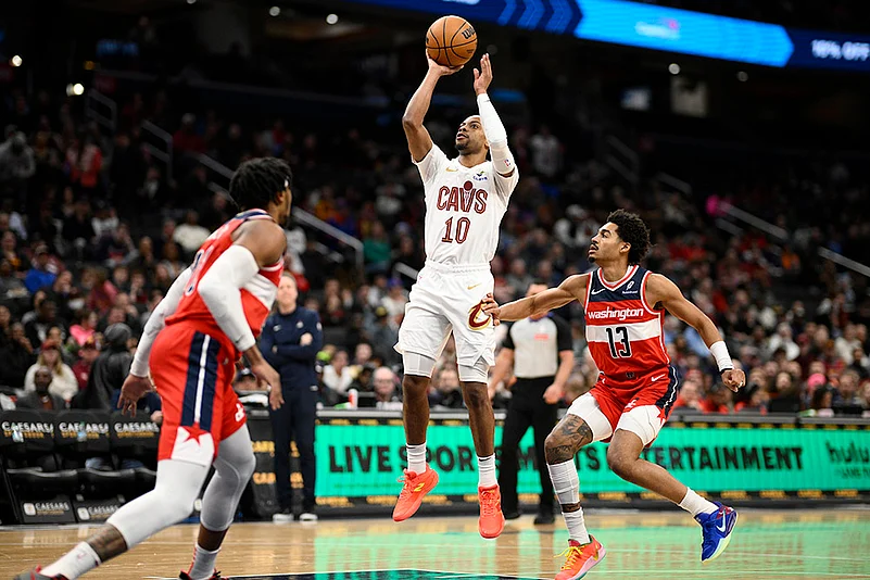 NBA Basketball game Cleveland Cavaliers vs Washington Wizards: Darius Garland