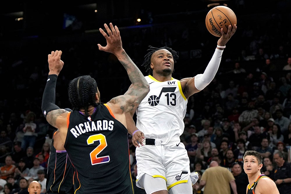NBA Basketball game Utah Jazz vs Phoenix Suns: Isaiah Collier 