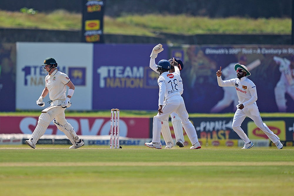 Sri Lanka and Australia Cricket SL Vs AUS 2nd Test Day 3 photos from Galle: Steven Smith
