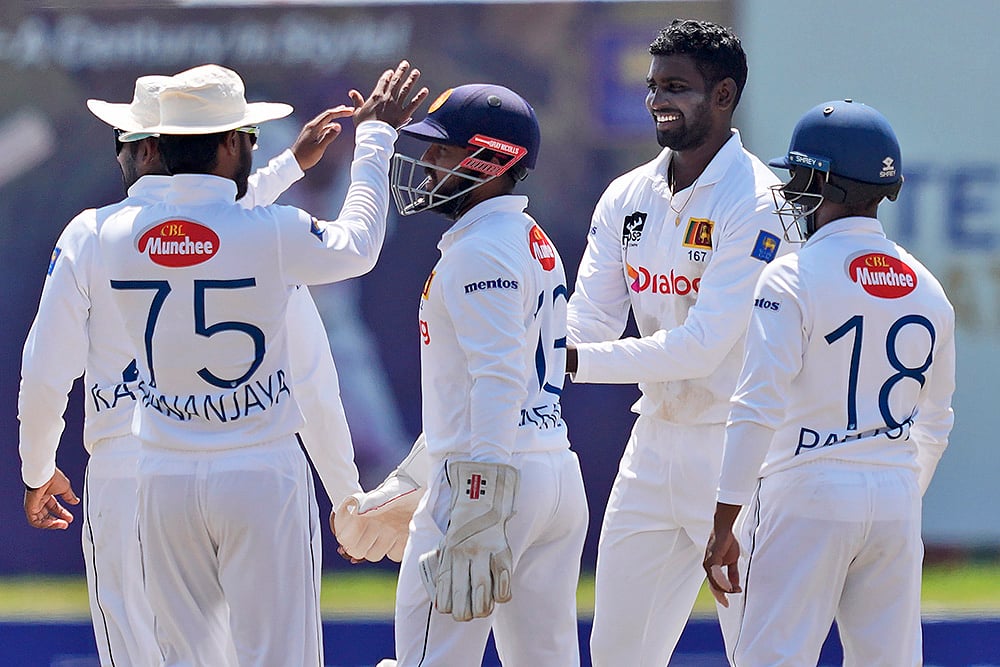 Sri Lanka and Australia Cricket SL Vs AUS 2nd Test Day 3 photos from Galle: Nishan Peiris