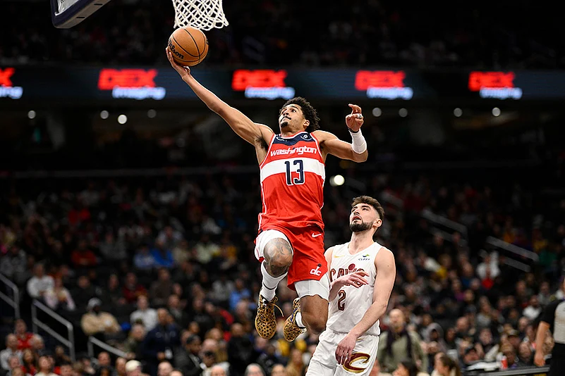 NBA Basketball game Cleveland Cavaliers vs Washington Wizards: Jordan Poole