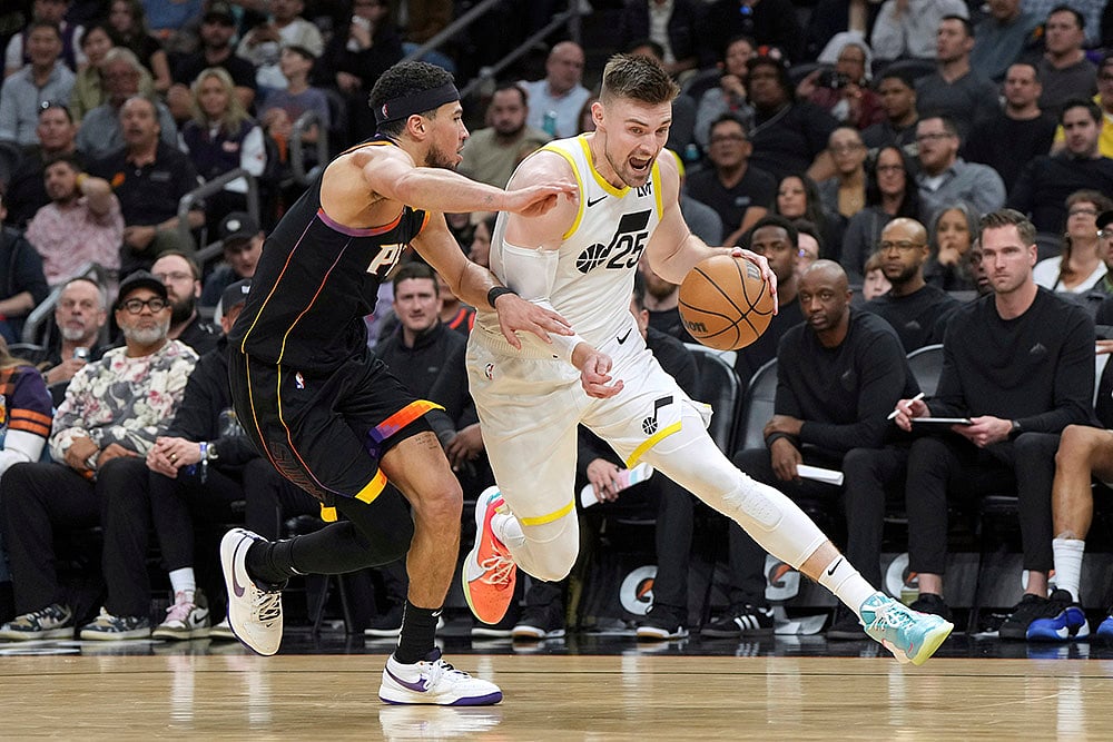 NBA Basketball game Utah Jazz vs Phoenix Suns: 