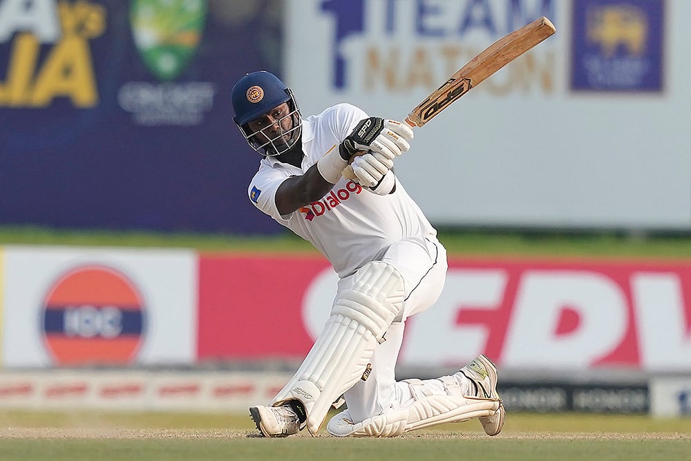 Sri Lanka and Australia Cricket SL Vs AUS 2nd Test Day 3 photos from Galle: Angelo Mathews