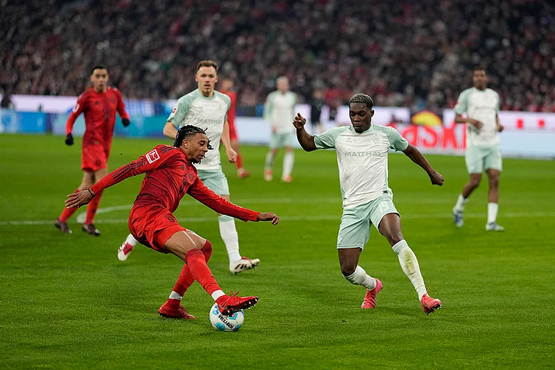 Germany Soccer Bundesliga Bayern Munich vs Werder Bremen: Derrick Koehn