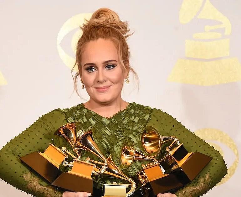 Adele won 5 Grammy Awards for 25
