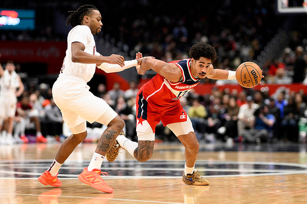 NBA Basketball game Cleveland Cavaliers vs Washington Wizards: Jordan Poole