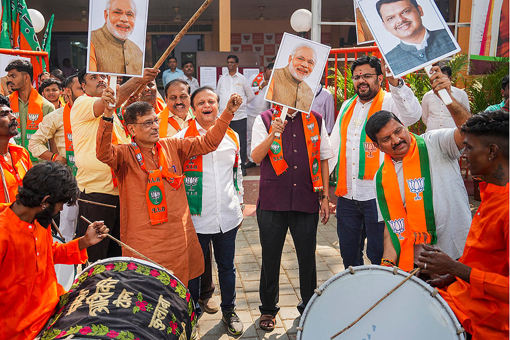 Delhi Assembly Elections Delhi Polls 2025: BJP celebrations  in Mumbai
