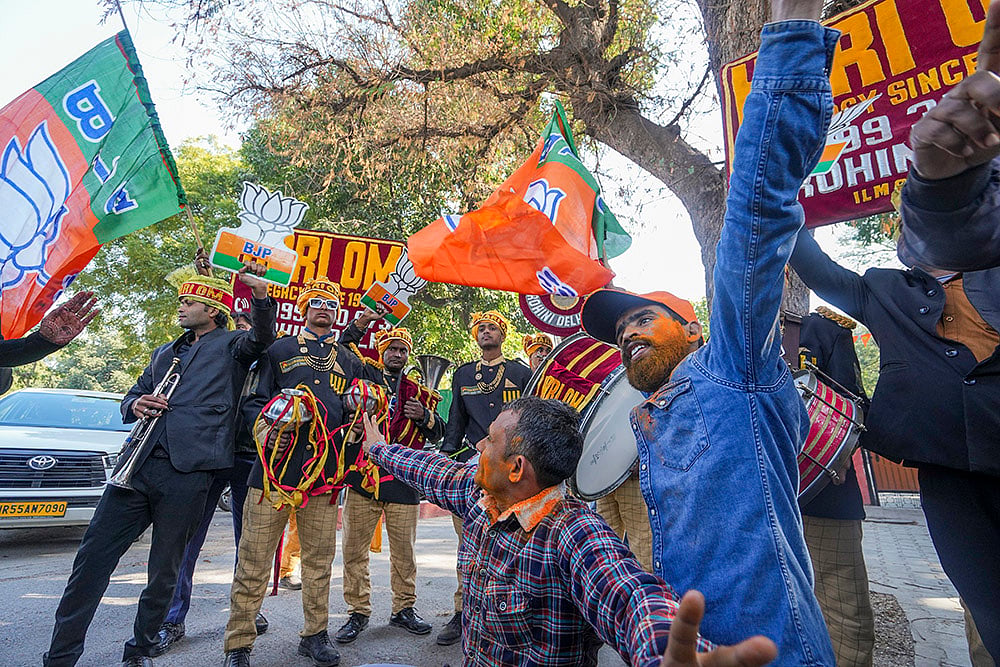 Delhi Polls Counting Day: BJP office